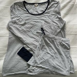 J.Crew Striped Pajama Set